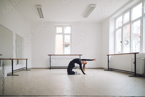 Photography Modern ballet training session
