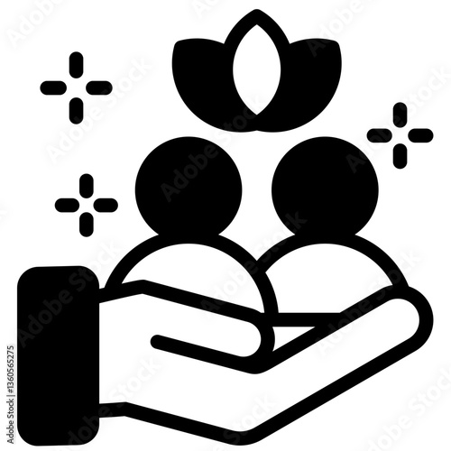 Slika na platnu Harmony Icon