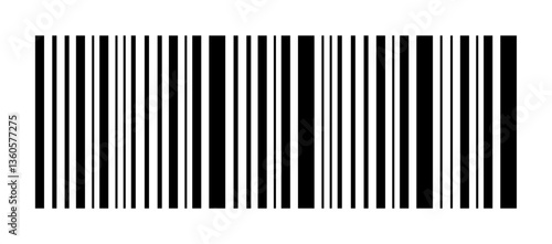realistic barcode icon for design.ai