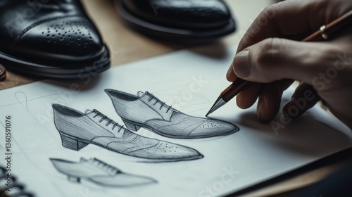 Shoe Designer Drawing Sketches