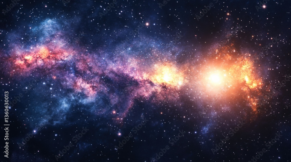 Obraz premium Exploring the Wonders of Space