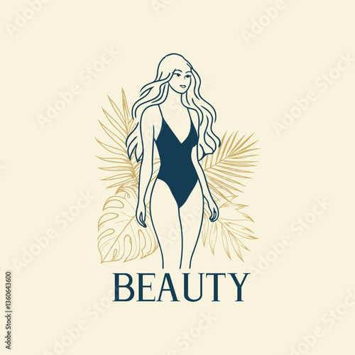 Graceful and Sexy Beauty Logo Design for Luxury Brands and Spas