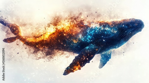 Cosmic Whale A Stunning Visual Journey
