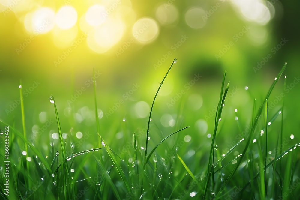 Obraz premium natural vivid grace grass seeds infuse the energy and purity of nature into your living zones 