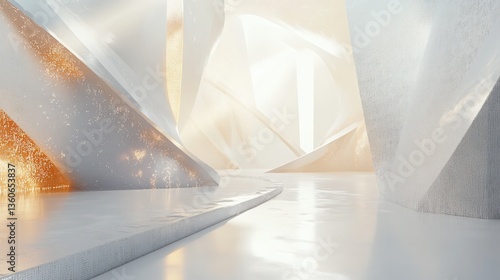 Futuristic Abstract Landscape Exploration