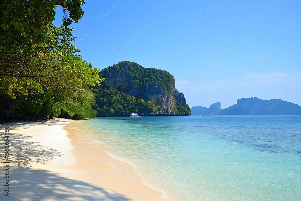 vibrant phi island thailand glows with tropical beach beauty
vibrant phi island thailand glows with tropical beach beauty