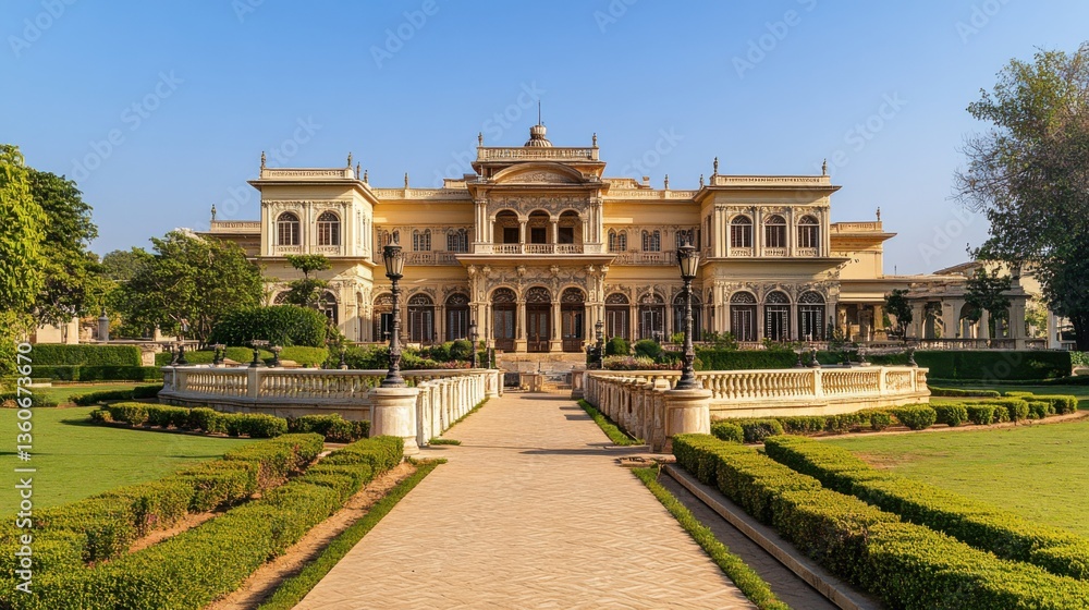 Fototapeta premium Palacio emblemático en un jardín