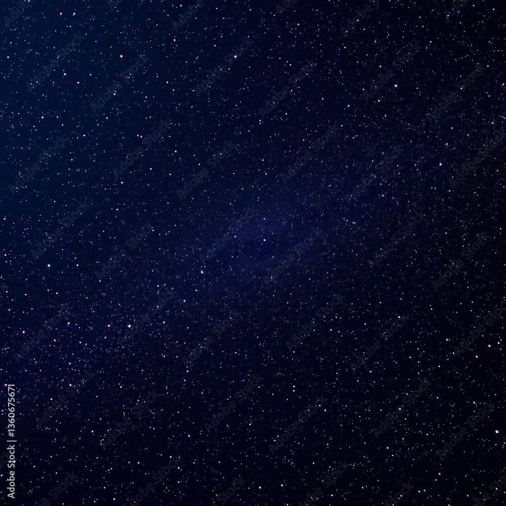 Fototapeta premium The vast dark celestial canvas filled with distant shining stars