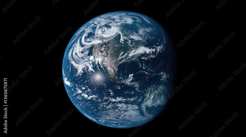 Imagen de la tierra desde el espacio Imagen de la tierra desde el espacio