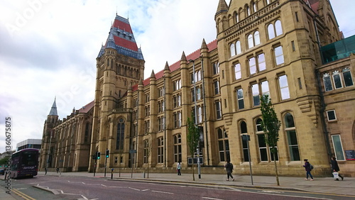 University of Manchester building showcasing its Victorian architecture