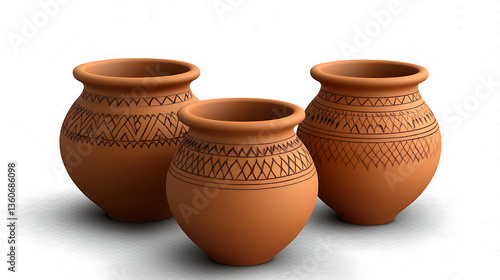 traditional indian clay pots