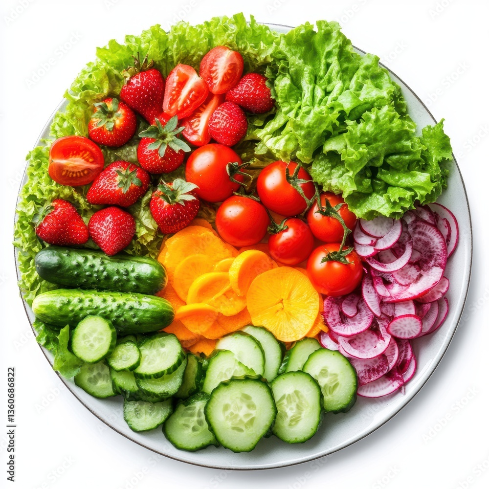Various mixed fresh organic vegetable in Spring Various mixed fresh organic vegetable in Spring