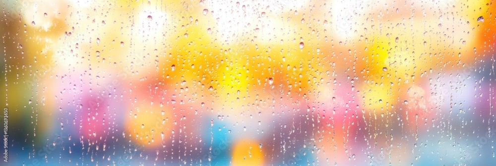 Window view of rainy days