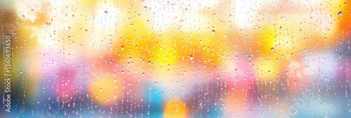 Window view of rainy days