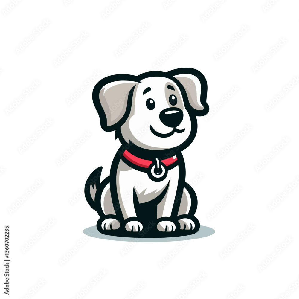 犬のカートゥーンエンブレムのベクターイラスト。フラットデザインのロゴで、動物関連のプロジェクトに最適。EPS10スタイルは、ブランド化やグラフィックに適しています。
犬のカートゥーンエンブレムのベクターイラスト。フラットデザインのロゴで、動物関連のプロジェクトに最適。EPS10スタイルは、ブランド化やグラフィックに適しています。
