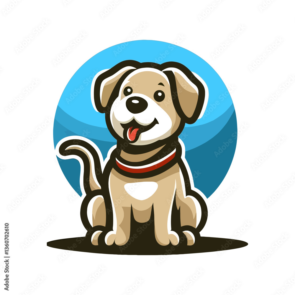 Vector illustration of a dog cartoon emblem in a flat style. Logo design perfect for various animal-related projects. EPS10 style, suitable for branding and graphics.
Vector illustration of a dog cartoon emblem in a flat style. Logo design perfect for various animal-related projects. EPS10 style, suitable for branding and graphics.