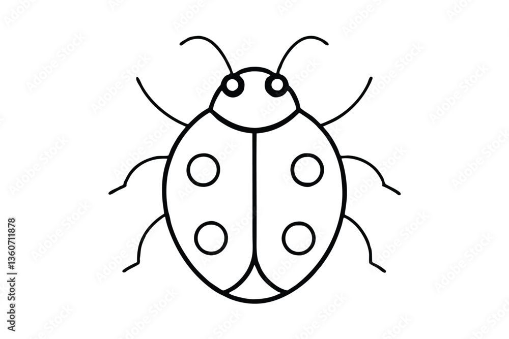 ladybug vector icon ladybug vector icon