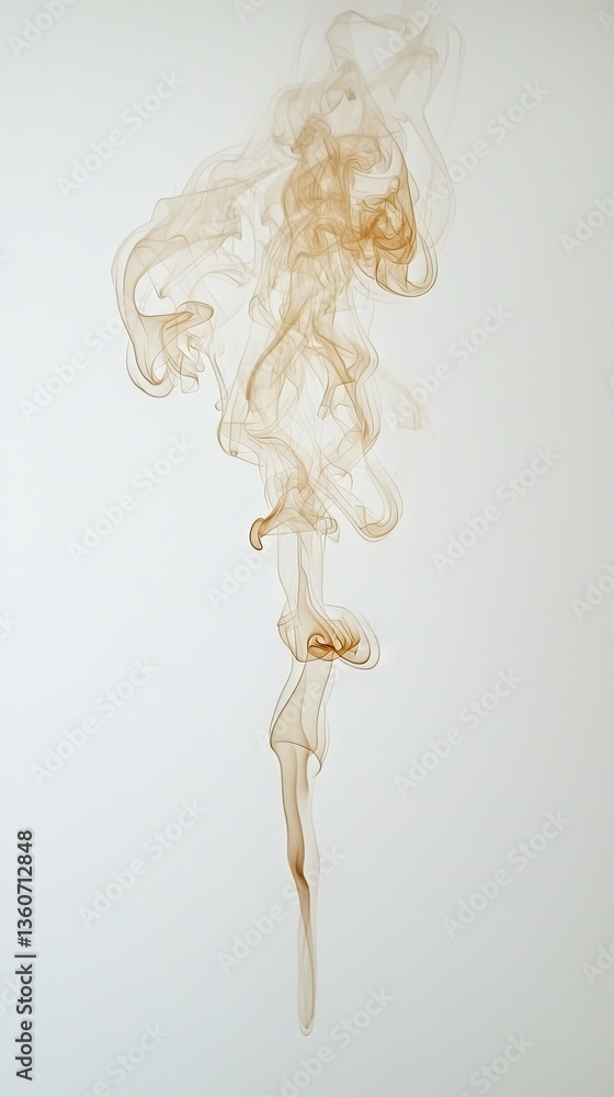 Abstract smoke swirls against white background. Possible use stock photo Abstract smoke swirls against white background. Possible use stock photo