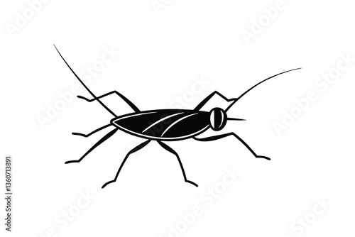 silhouette of a insect