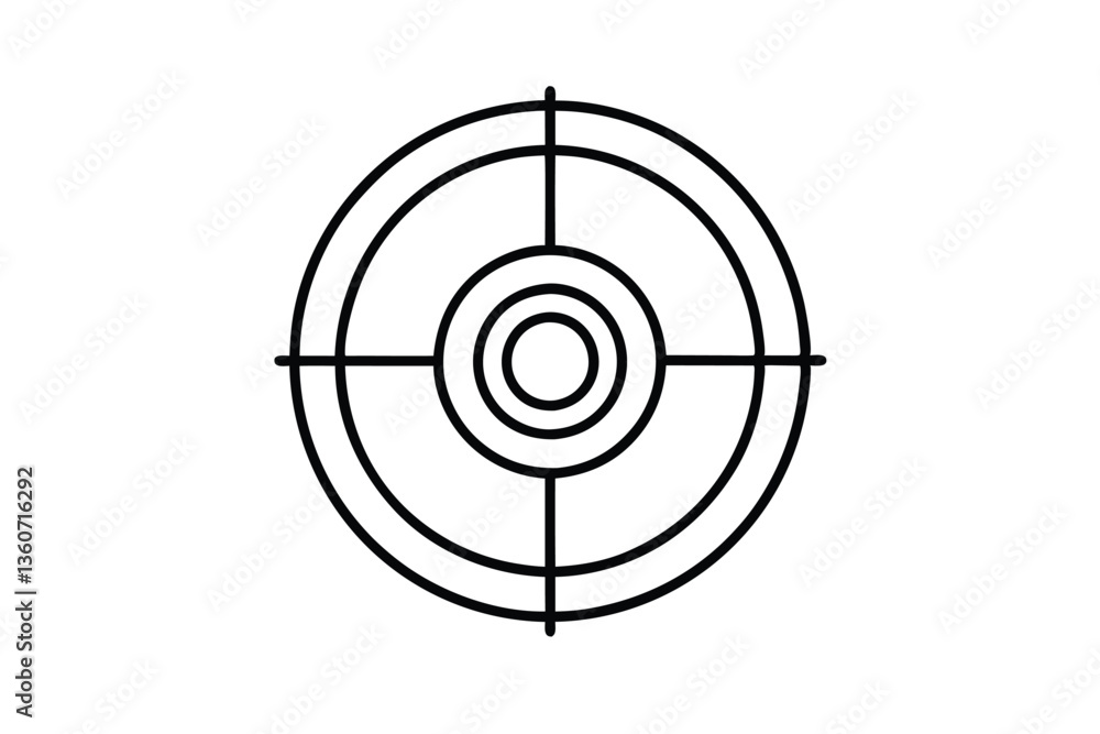target on white background target on white background