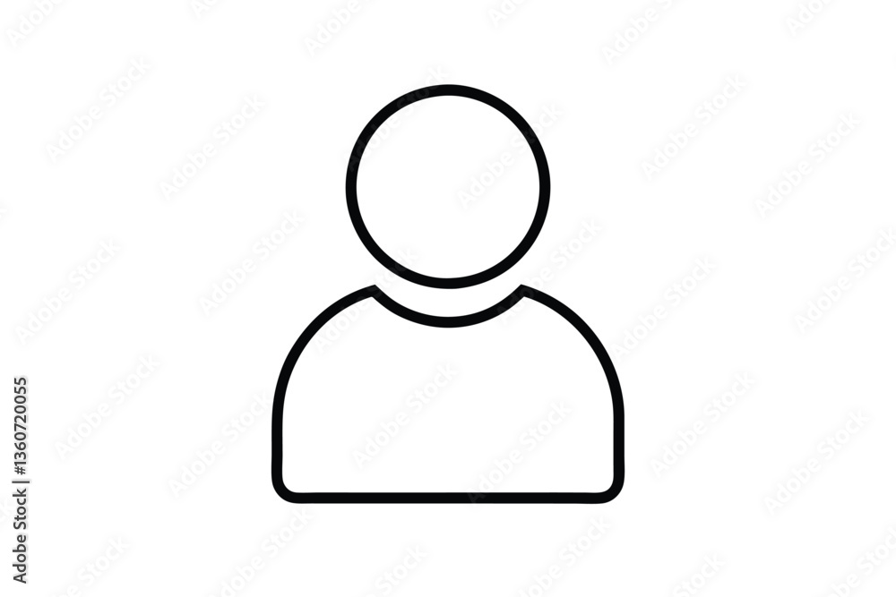 vector icon of a man vector icon of a man