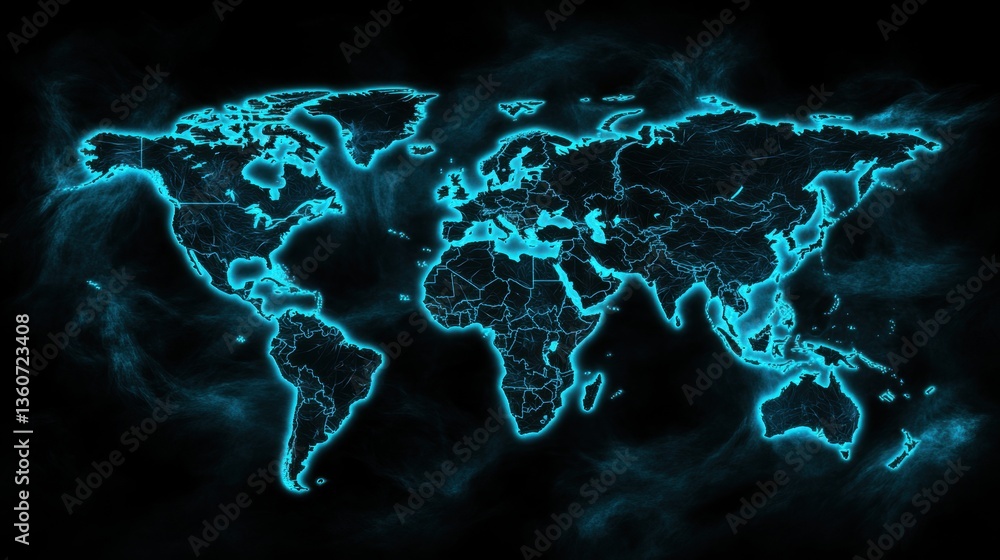 World map. Earth Day theme background wallpaper.