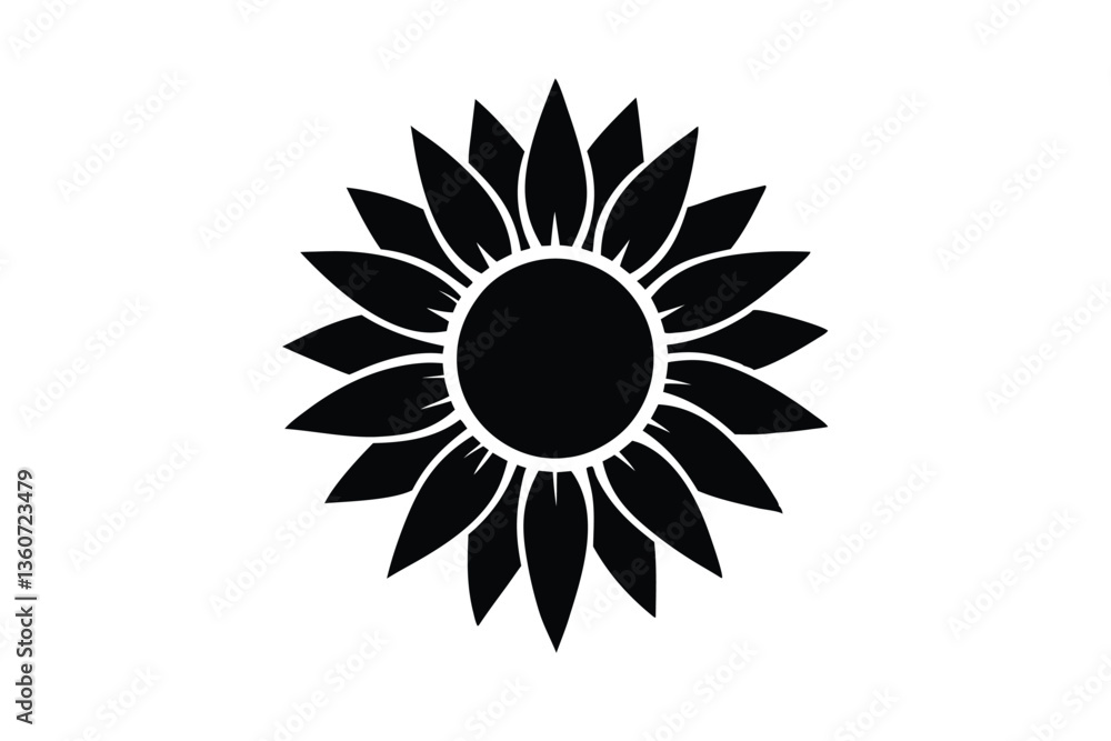 sunflower sun vector icon.eps sunflower sun vector icon.eps