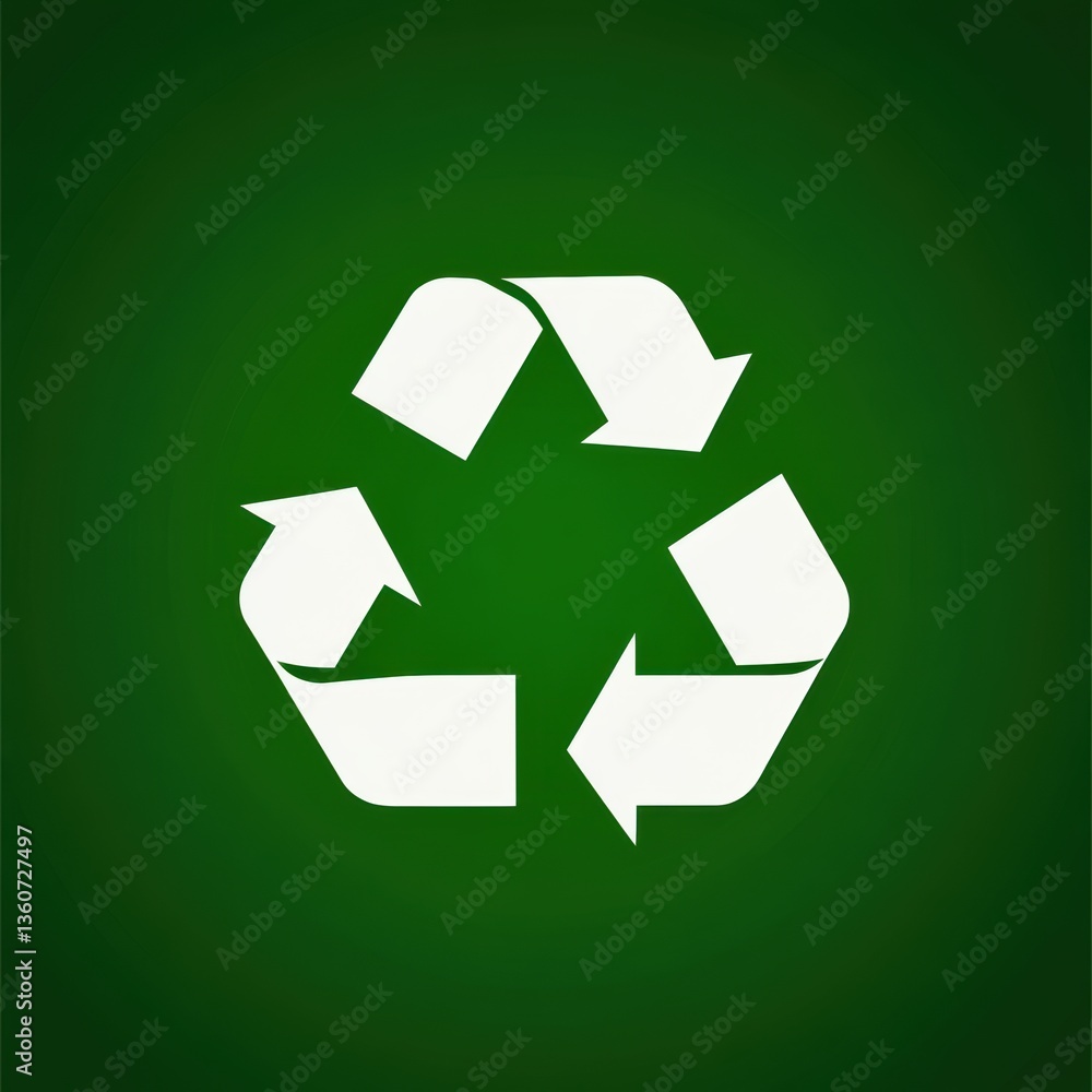 Recycling symbol. Environment conservation concept.
