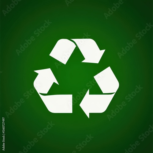Recycling symbol. Environment conservation concept.