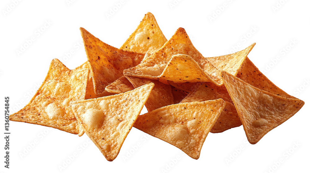 nachos on a white background nachos on a white background