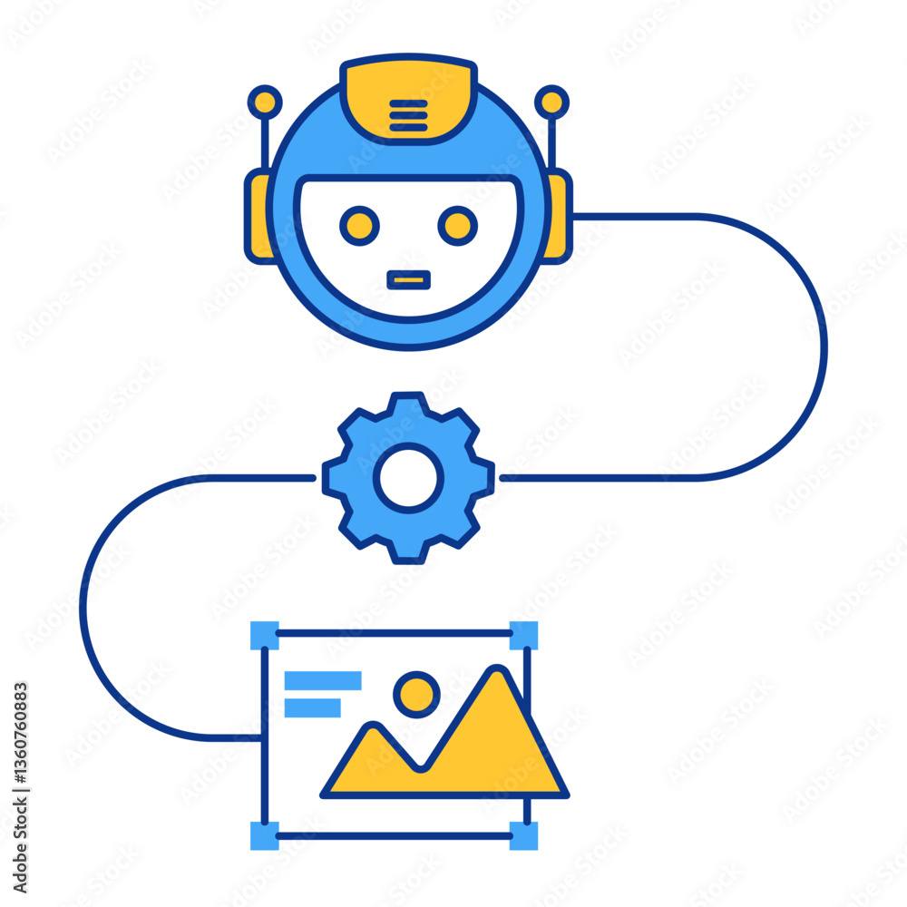 Neural Network Icon, AI Image Creation, Artificial Intelligence Design, AI Generated Art, Machine Learning Symbol, Smart Technology Vector, Digital Art Neural Network Icon, AI Image Creation, Artificial Intelligence Design, AI Generated Art, Machine Learning Symbol, Smart Technology Vector, Digital Art