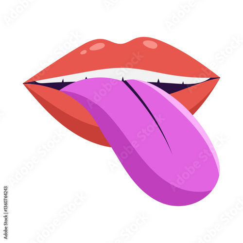 Cartoon Lips illustration