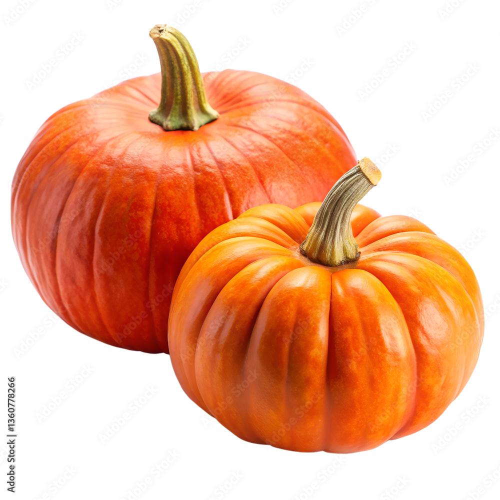Fototapeta premium pumpkin isolated on white background