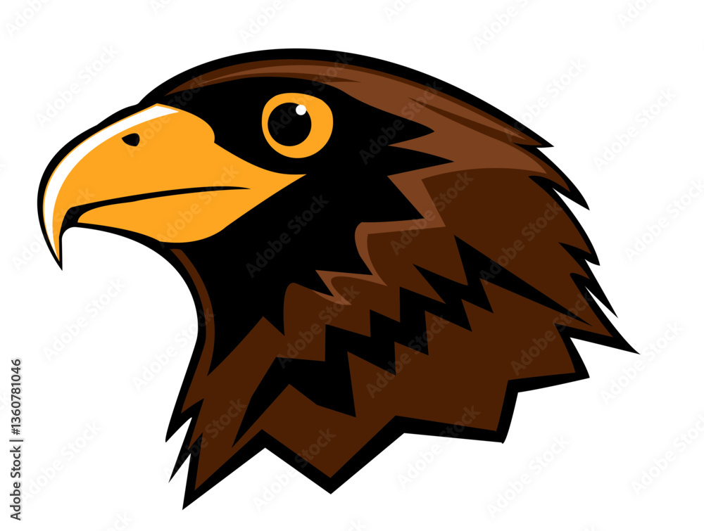 Fototapeta premium Hawk head