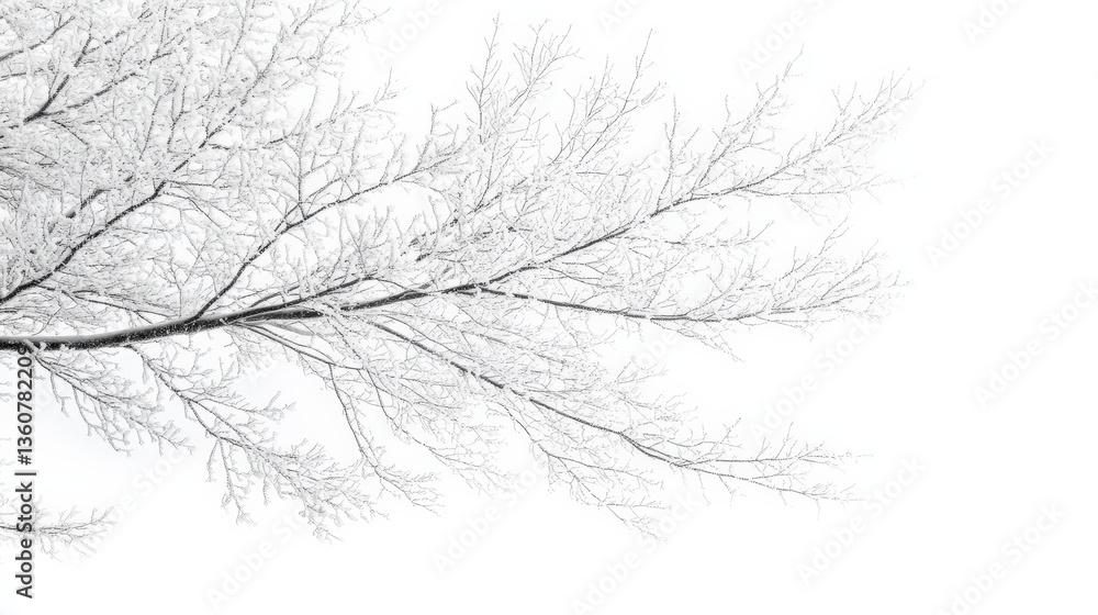 Fototapeta premium winter tree silhouette