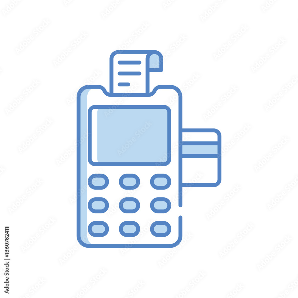 Payment Terminal Vector icon Payment Terminal Vector icon