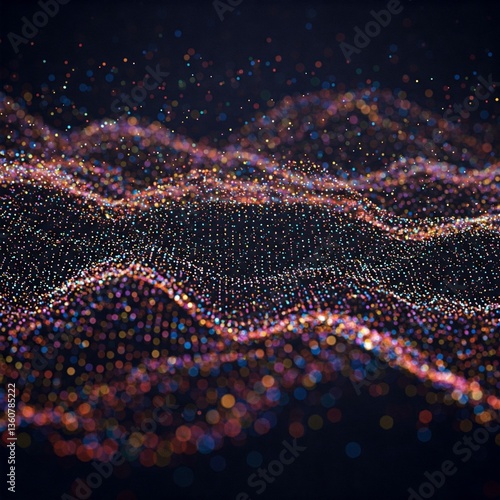 Digital Mesh Technology Background