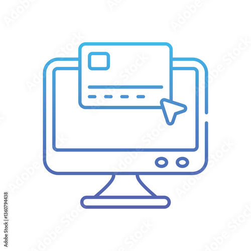 Digital Banking Vector icon