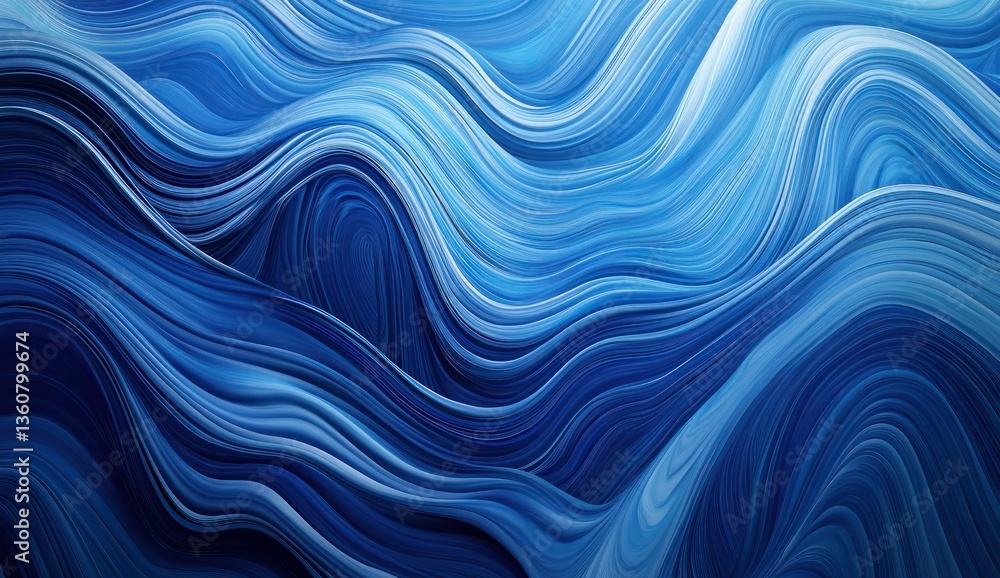 Blue Abstract Wave Background. (5) Blue Abstract Wave Background. (5)