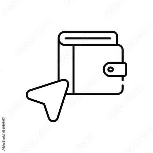 Digital Wallet Vector icon