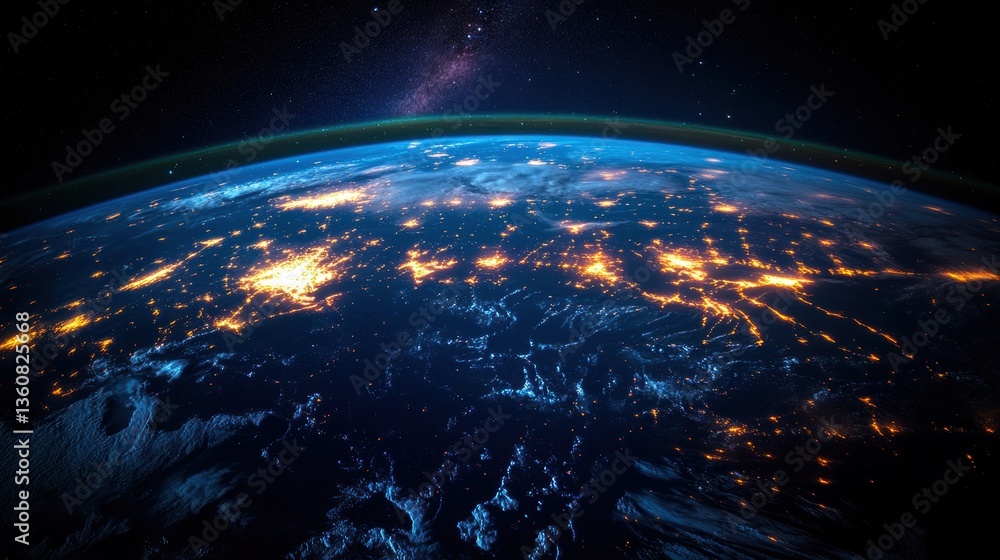Planet earth viewed from outer space. Planet earth viewed from outer space.