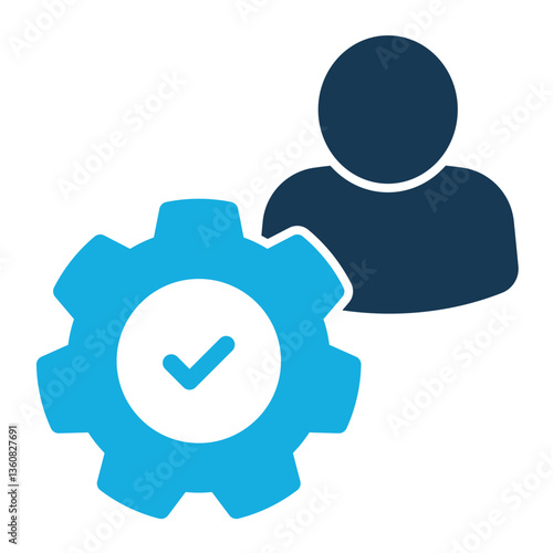 Manager Icon Duo Tone Style for Team Building Pack Icon Themes