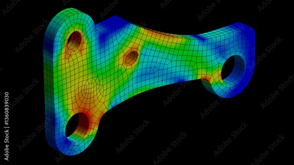 Mechanic simulation - Stress analysis of metal part