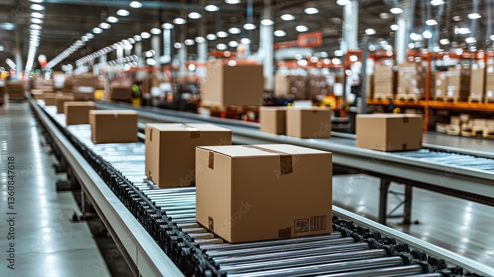 High-efficiency automated warehouse: Streamlined logistics and supply chain processes for efficient order fulfillment. High-efficiency automated warehouse: Streamlined logistics and supply chain processes for efficient order fulfillment.