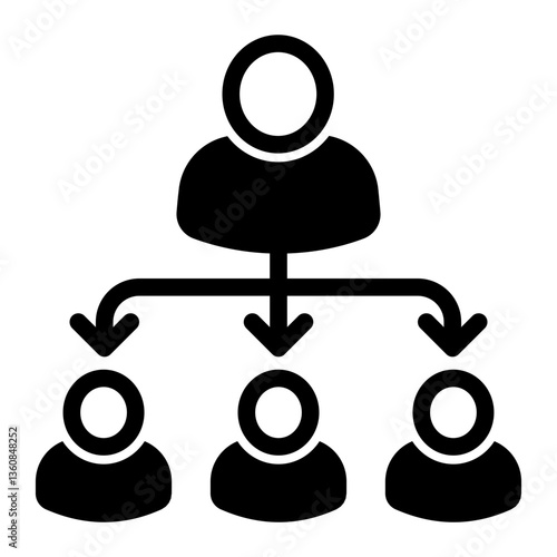 Facilitator Icon Mixed Style for Team Building Pack Icon Themes