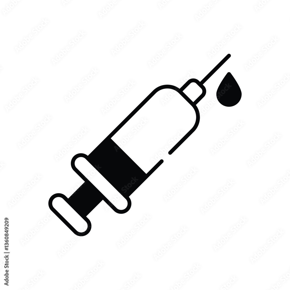 Syringe Vector icon Syringe Vector icon