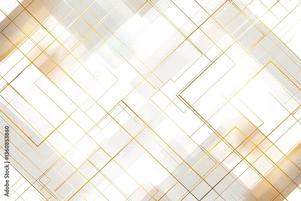 Abstract geometric vector pattern with clean, sharp gold lines on white, creating a seamless, elegant texture perfect for contemporary interiors or digital backgrounds, Abstract geometric vector pattern with clean, sharp gold lines on white, creating a seamless, elegant texture perfect for contemporary interiors or digital backgrounds,