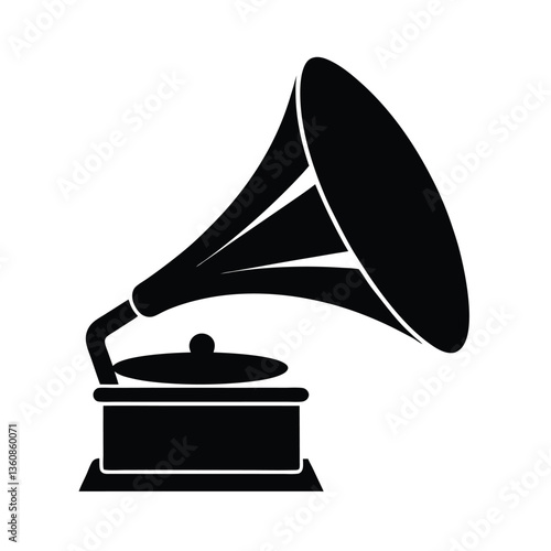 gramophone vinyl ready vector illustration