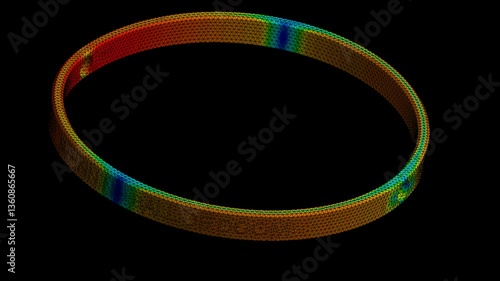 Mechanic simulation - Stress analysis of ring
