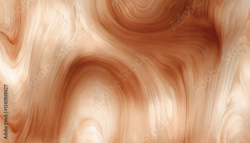 Wood background. Natural wood texture with smooth fine pores for design and decoration. Unique wood grain texture. 